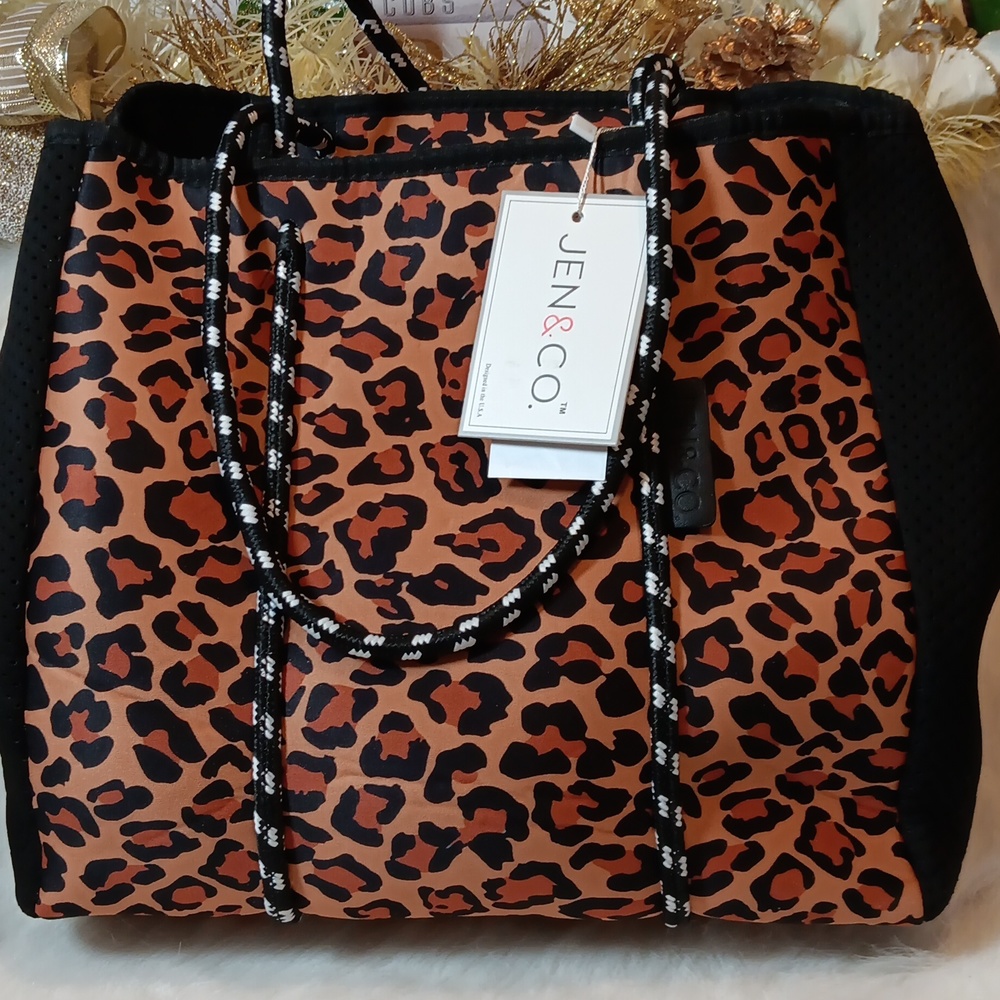 Jen & Co Leopard 2n 1 Bag